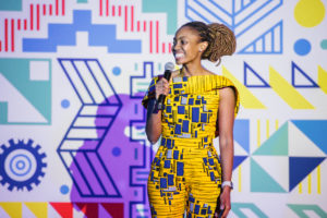ObamaLeaders-Africa-ZukiMthimunye-1 Zuki Mthimunye welcoming delegates to the Obama Foundation: Africa program.